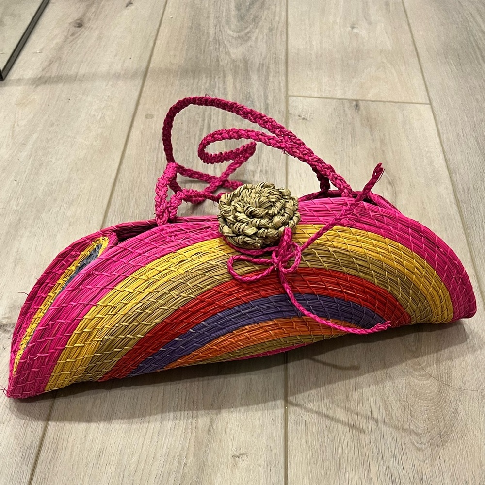 Colorful Woven Women's Bag